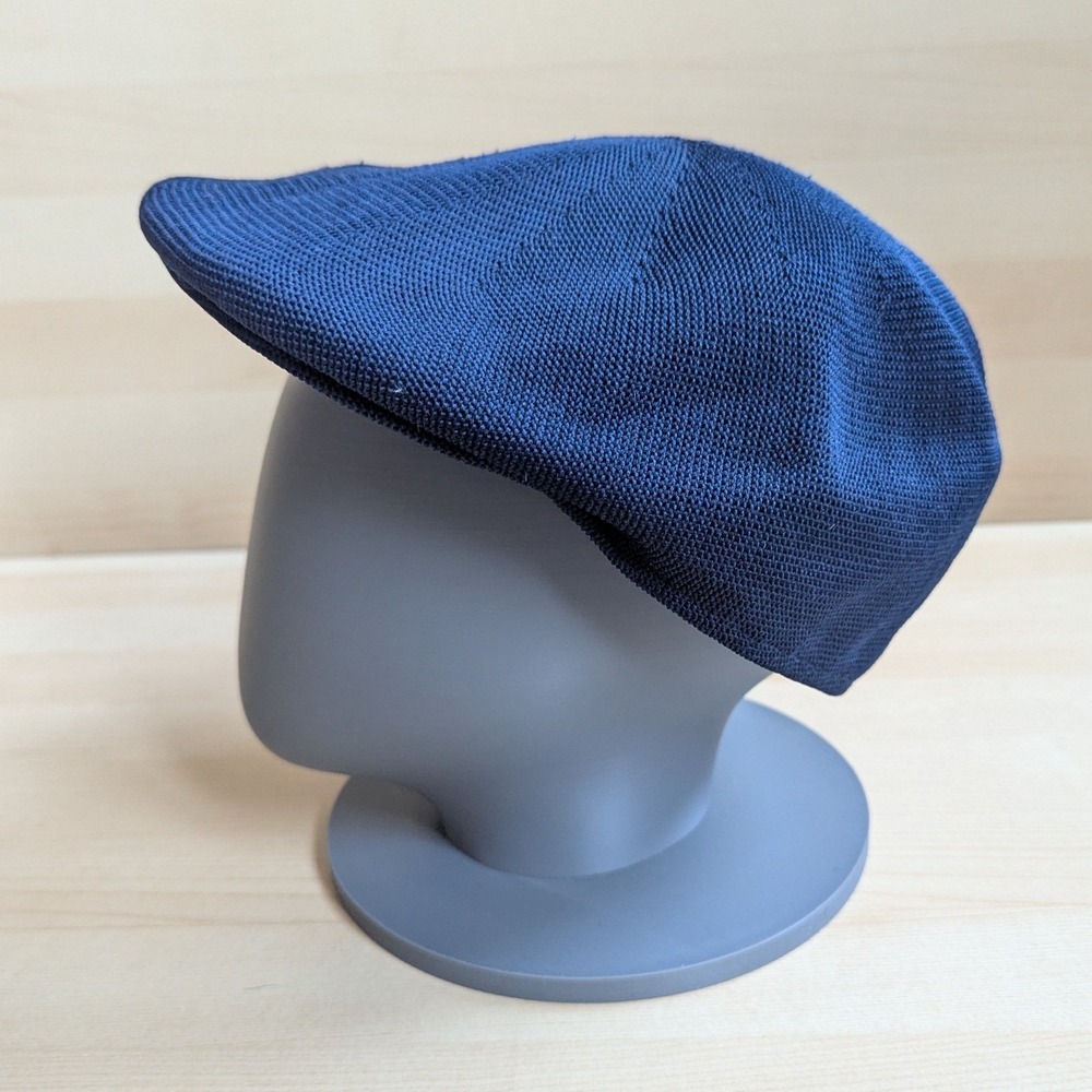 Dockers Mens Navy Blue Knit Flat Cap Ivy Gatsby Hat Size L/XL WPL 13207